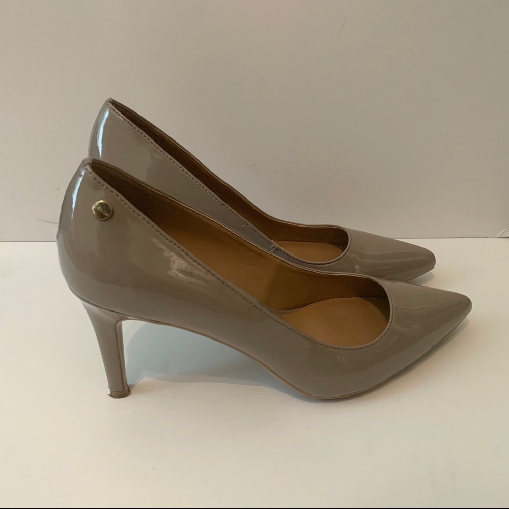 Calvin Klein Tan Pointed Toe Heels